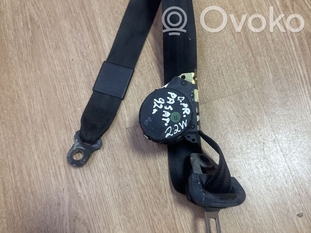 Volkswagen PASSAT B3 Cinturón delantero 