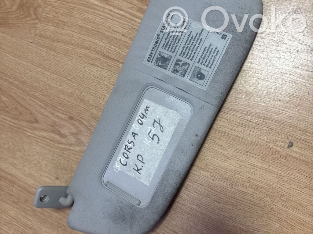 Opel Corsa C Sun visor 