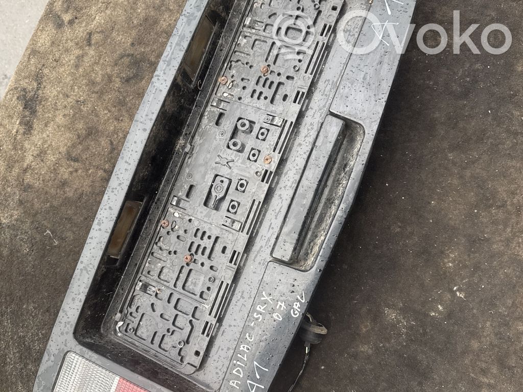 Cadillac SRX Éclairage de plaque d'immatriculation 