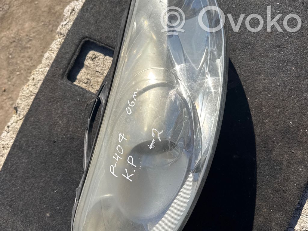 Peugeot 407 Headlight/headlamp 