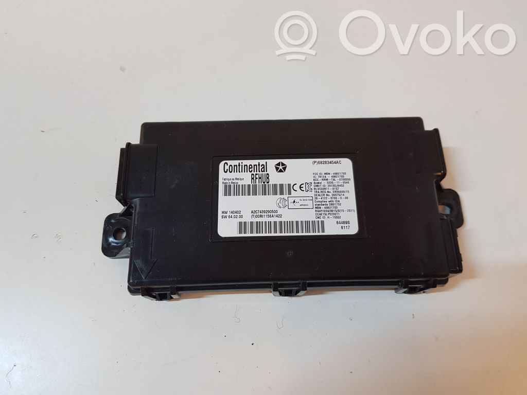 Moduł / Sterownik systemu uruchamiania bezkluczykowego   68283454AC,P68283454AC,A2C7439290500