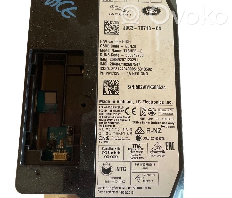 Bluetooth control unit module   J6C370718CN