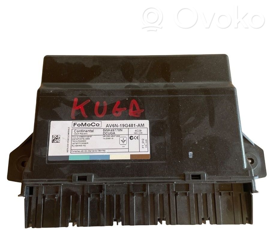 Komforto modulis   AV6N19G481AM