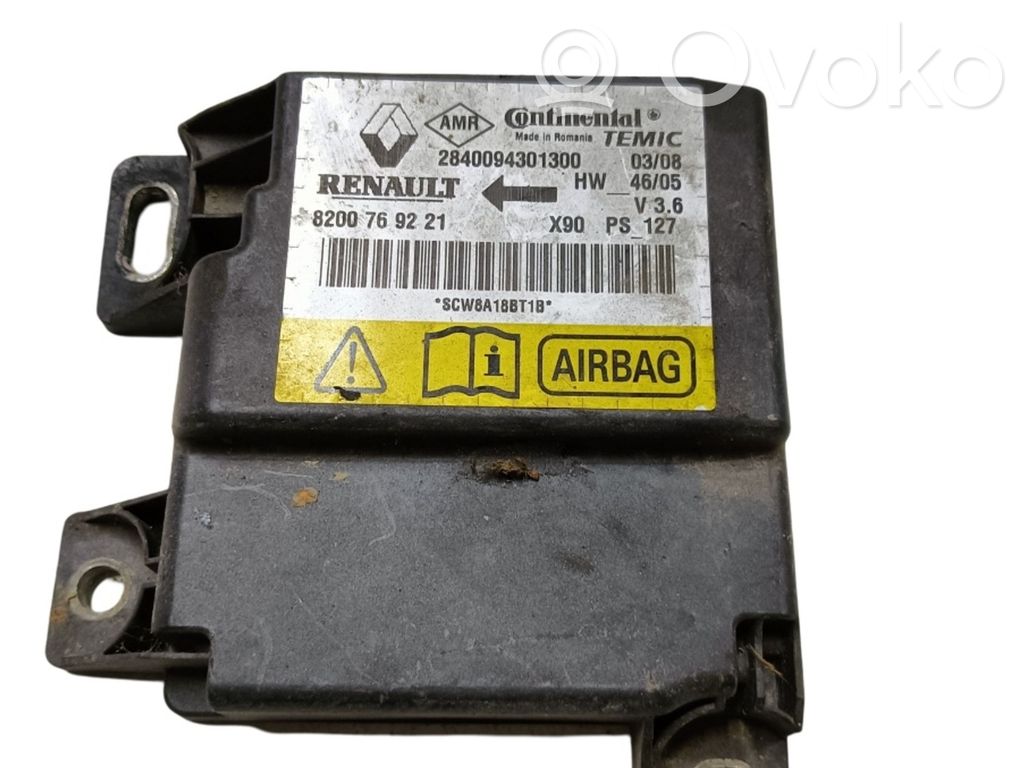 Dacia Logan I Airbag control unit/module 