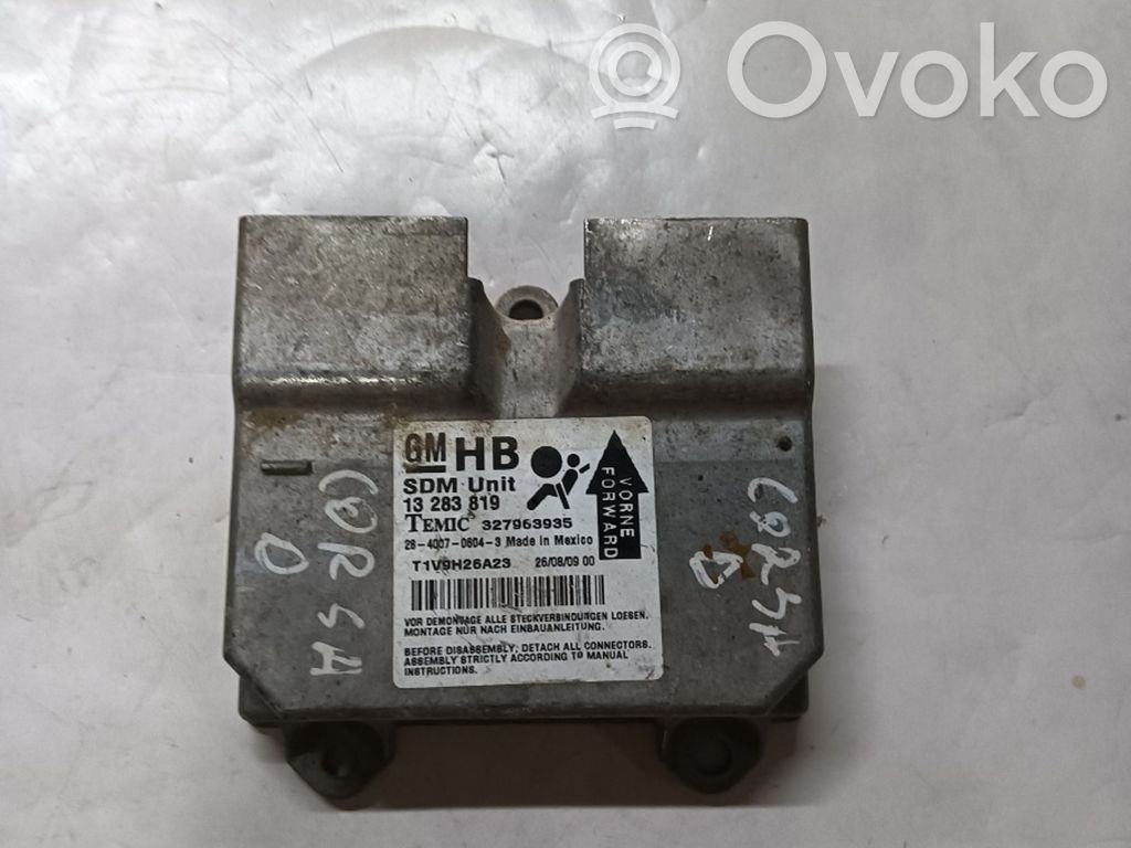 Opel Corsa D Airbag control unit/module 