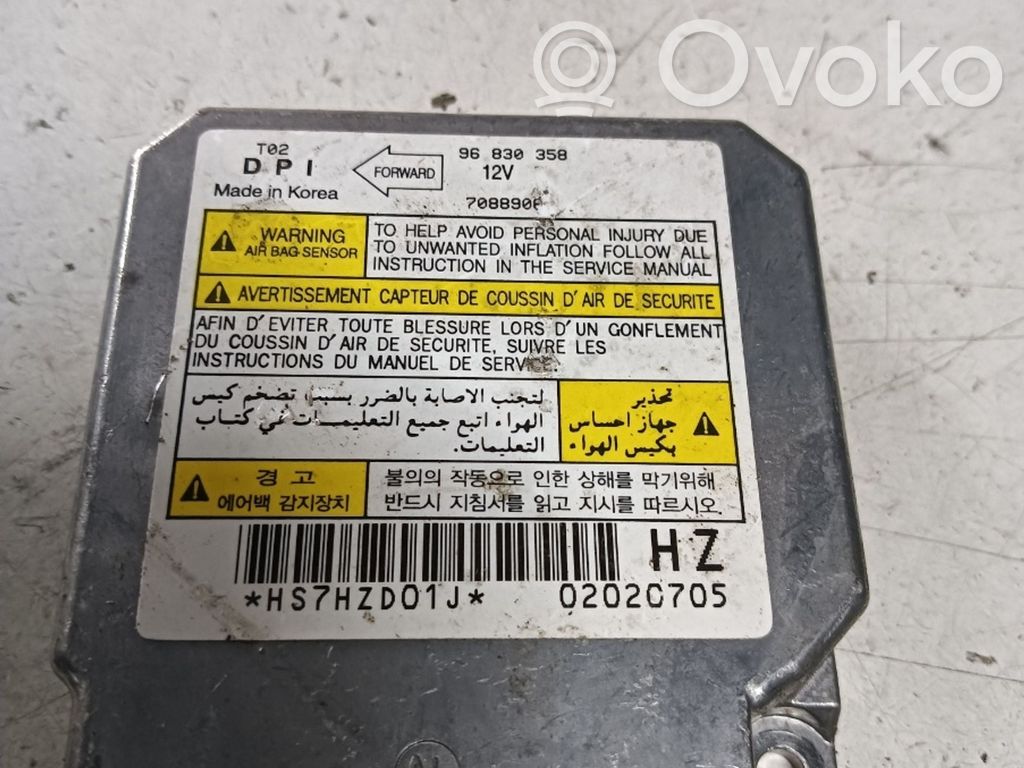 Chevrolet Aveo Airbag control unit/module 
