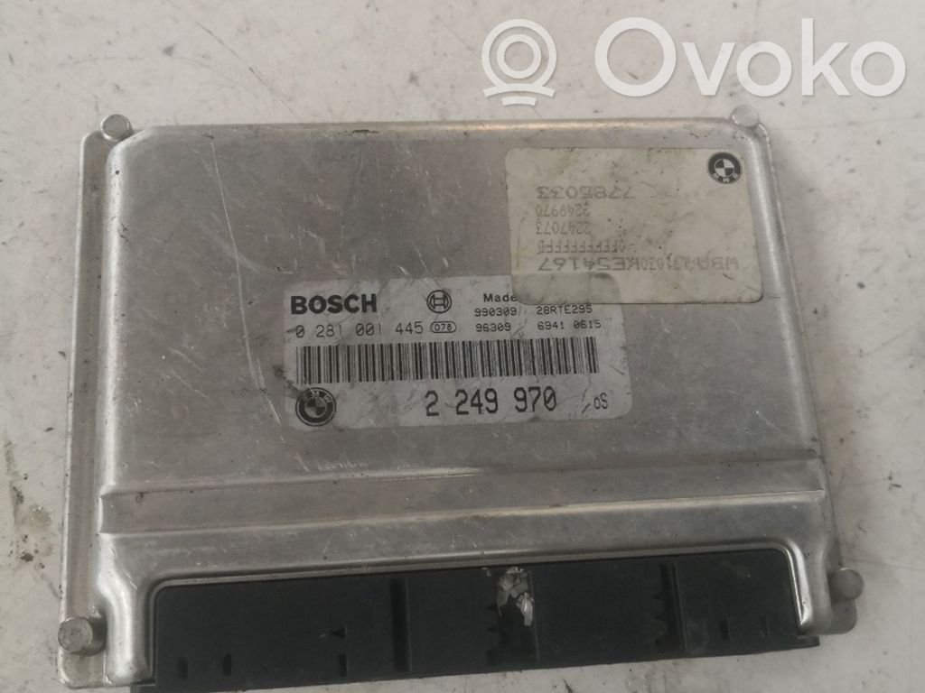 Unité de commande, module ECU de moteur   2249970,0281001445
