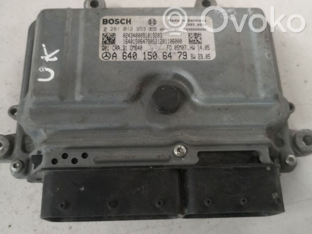 Mercedes-Benz A W169 Engine control unit/module ECU 