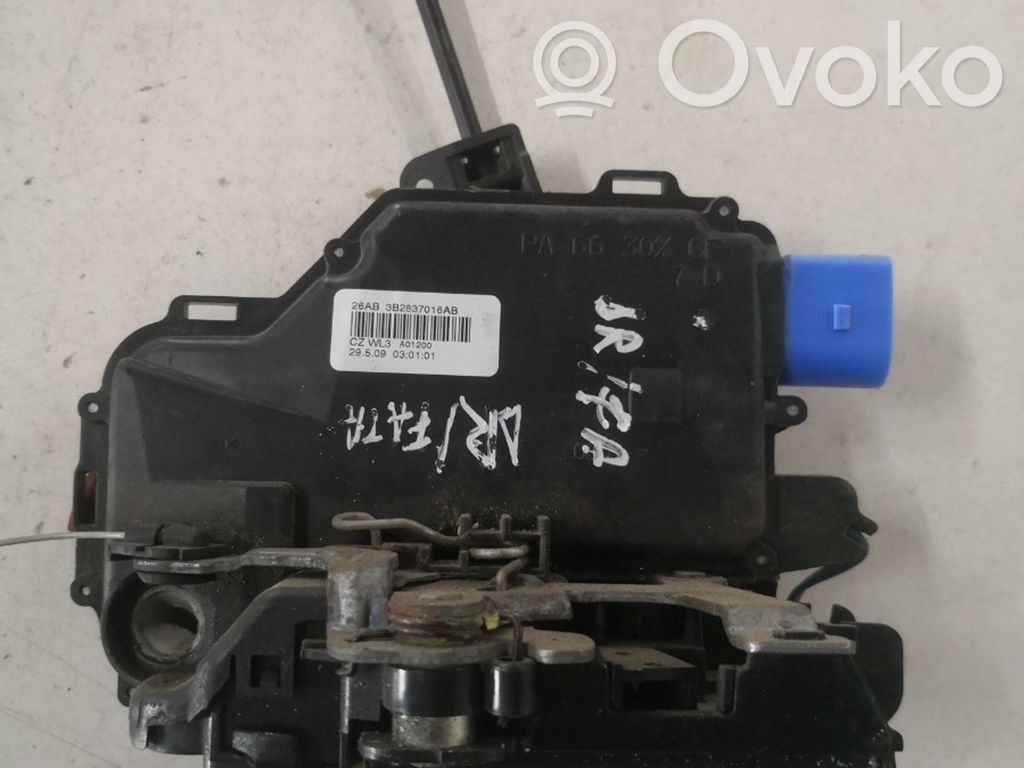 Skoda Fabia Mk2 (5J) Serratura portiera anteriore 
