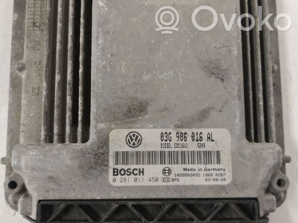 Volkswagen Touran I Unitate control motor/modul ECU 