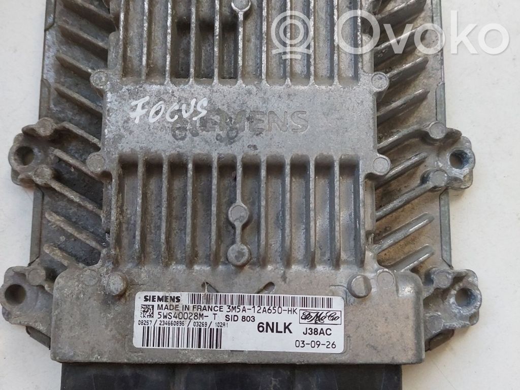 Ford Focus C-MAX Unidad de control/módulo ECU del motor 