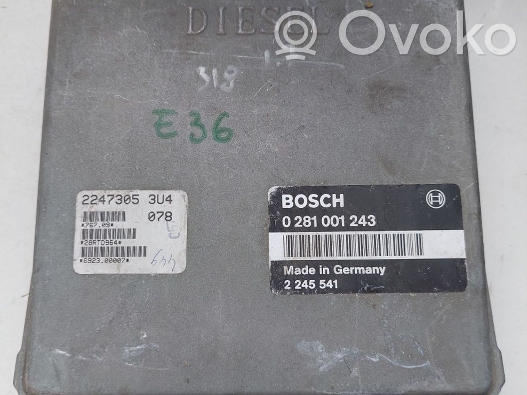 Engine control unit/module ECU   0281001243