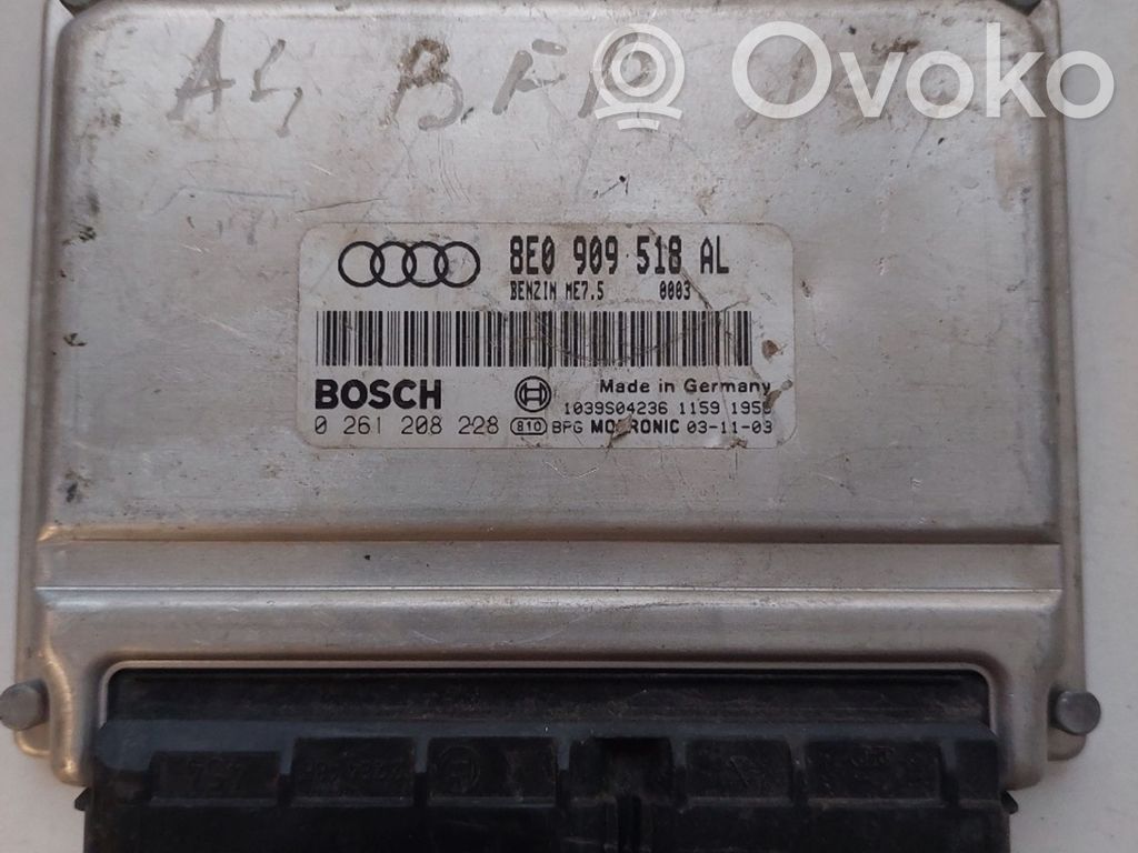 Audi A4 S4 B7 8E 8H Engine control unit/module fan 
