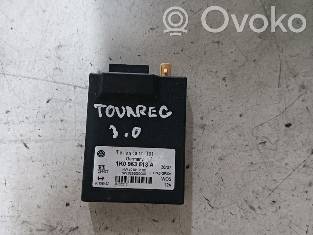 Volkswagen Touareg I Webasto auxiliary heater other parts 