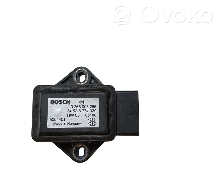 Capteur de vitesse de lacet d'accélération ESP   0265005266