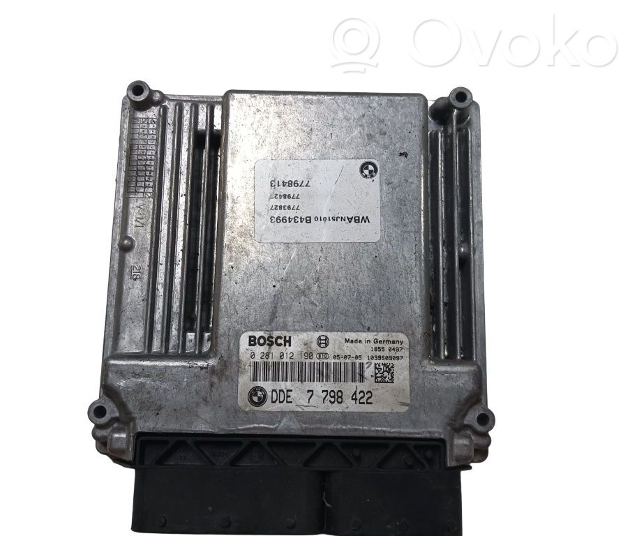 BMW 5 E60 E61 Unidad de control/módulo ECU del motor 