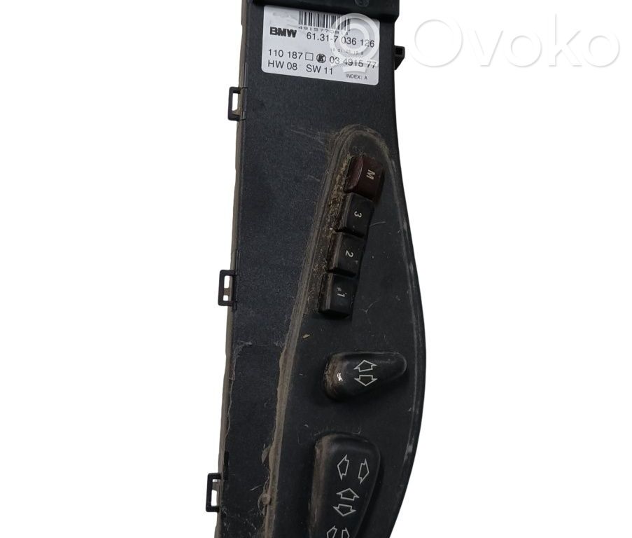Sėdynės reguliavimo ratukas   7036126