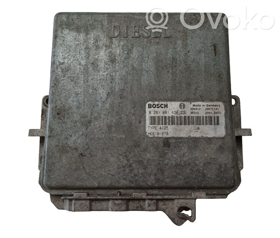 Unidad de control/módulo ECU del motor   0281001420