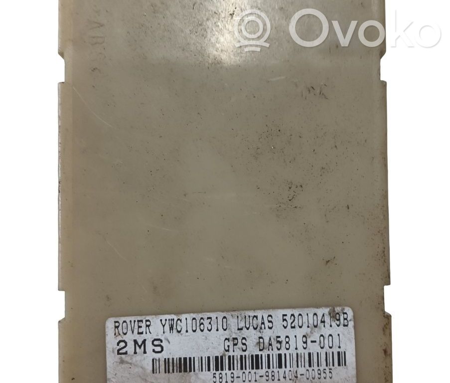 Alarm control unit/module   52010419B