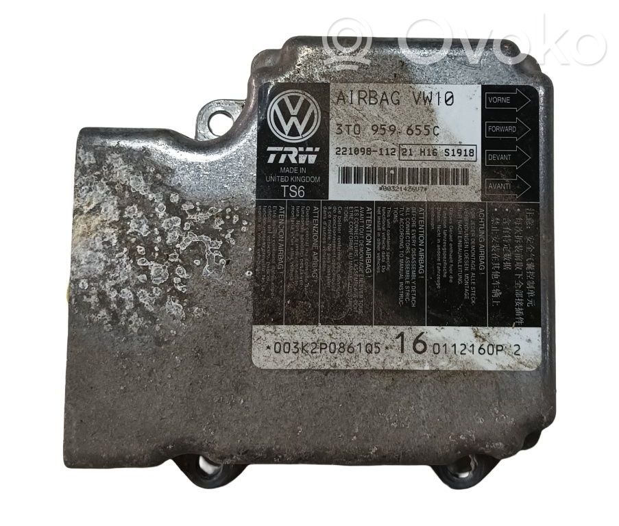 Airbag control unit/module   3T0959655C
