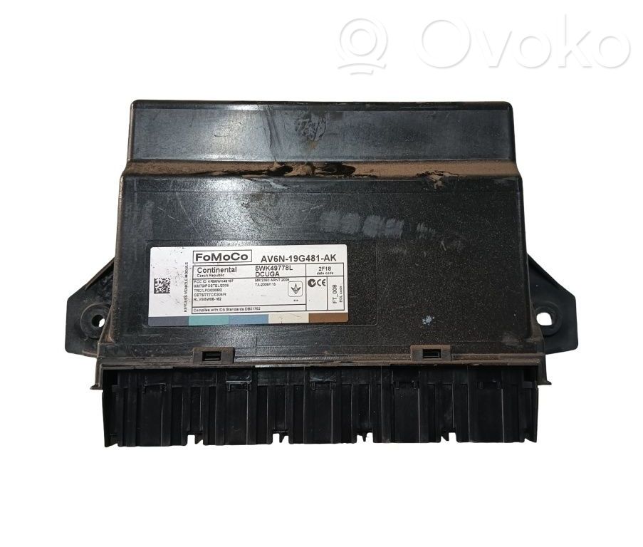 Módulo de confort/conveniencia   AV6N19G481AK