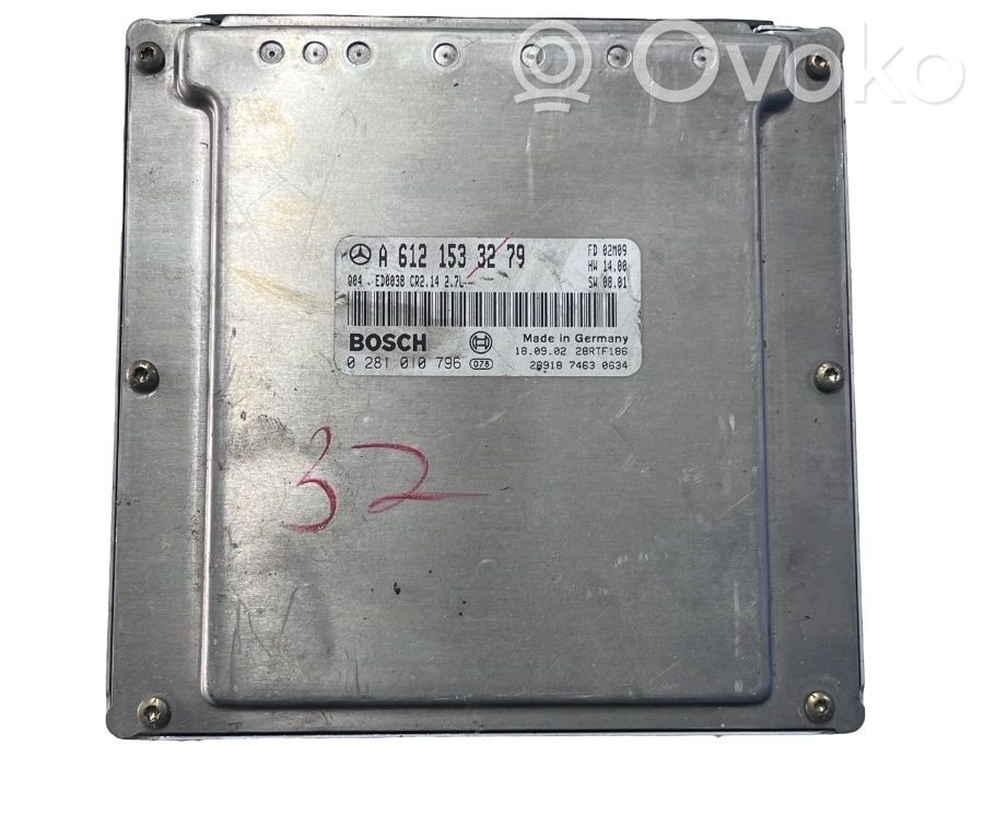 Mercedes-Benz ML W163 Komputer / Sterownik ECU silnika 