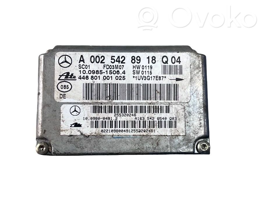 Interruptor ESP (programa de estabilidad)   A0025428918Q04