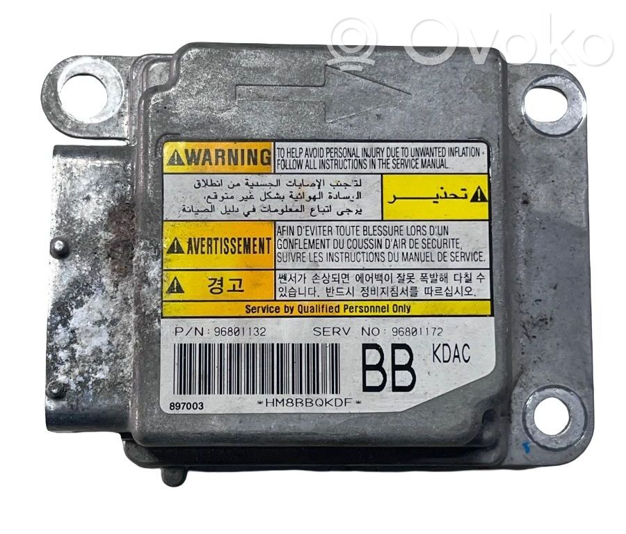 Chevrolet Spark Airbag control unit/module 