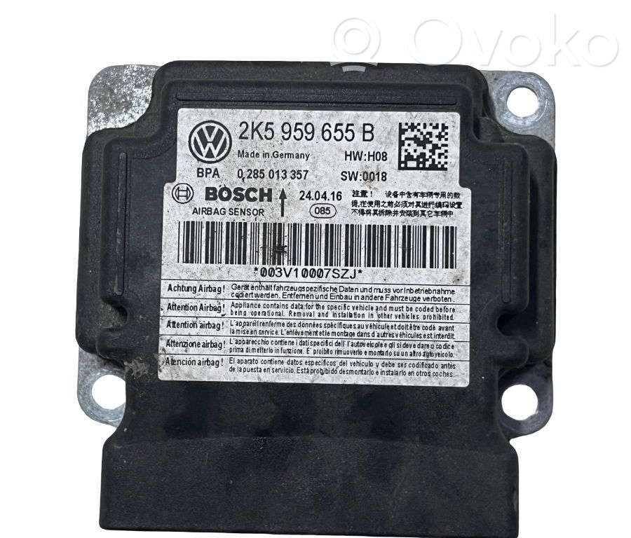 Airbag control unit/module   2K5959655B