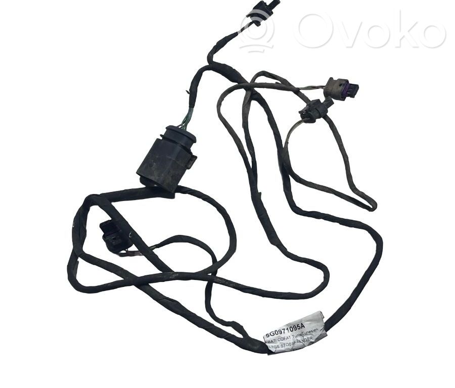 Volkswagen Golf VII Cableado del sensor de aparcamiento (PDC) 