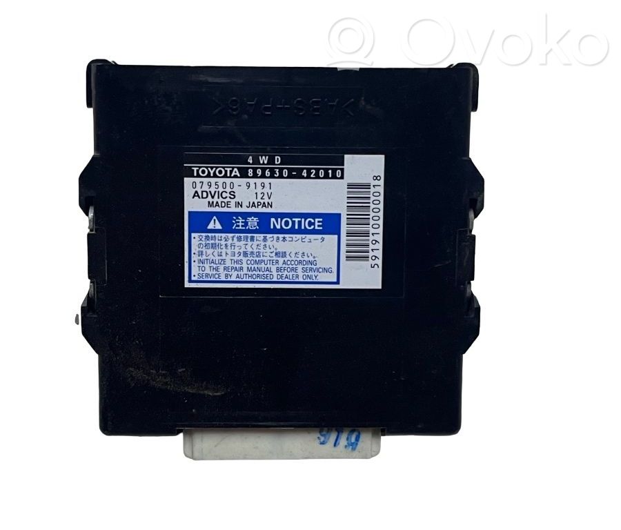 Unidad de control/módulo ECU transmisión de par   8963042010