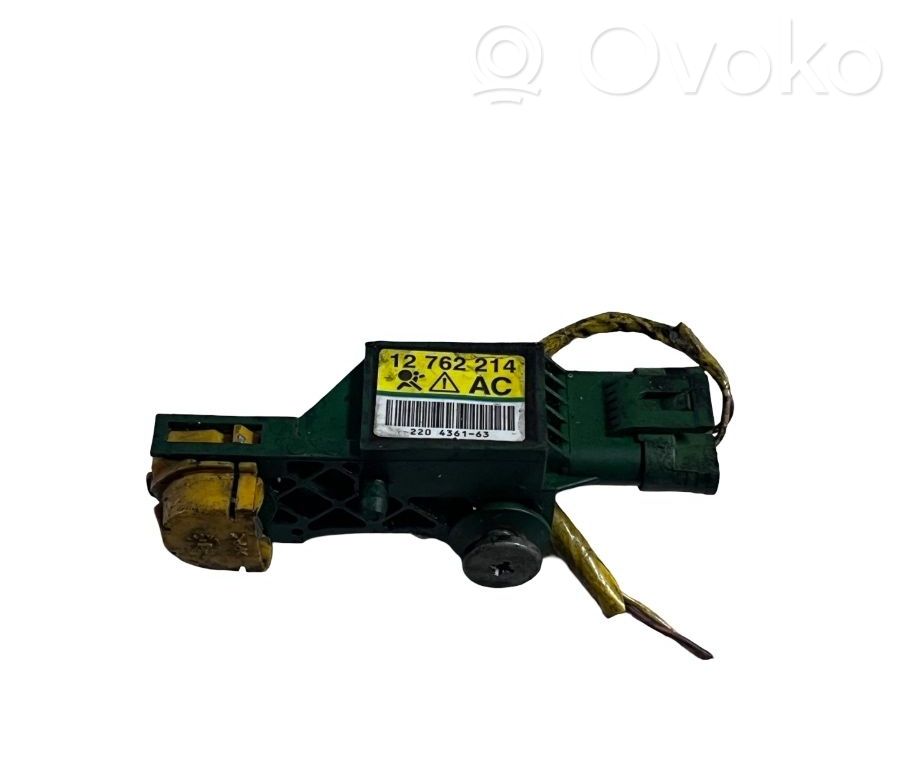 Airbag deployment crash/impact sensor   12762214