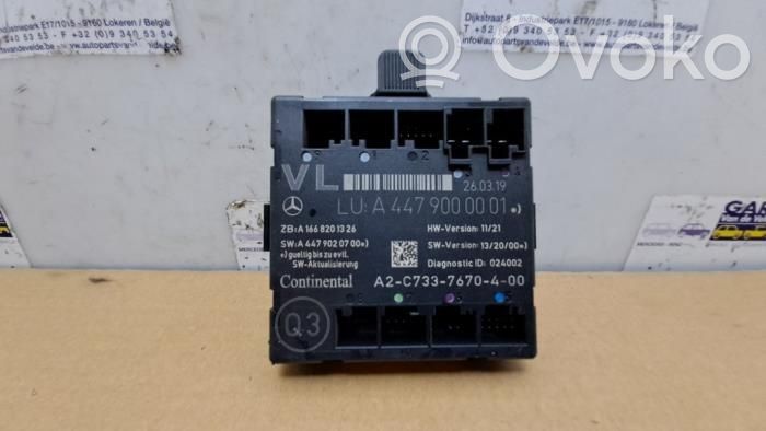 Mercedes-Benz Vito Viano W447 Sterownik / Moduł centralnego zamka 
