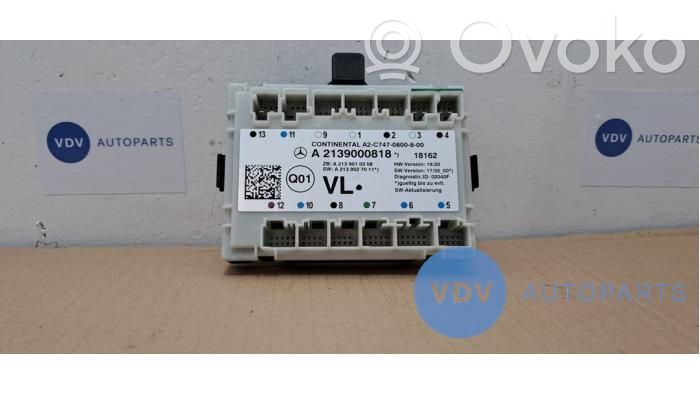Mercedes-Benz E W213 Door central lock control unit/module 