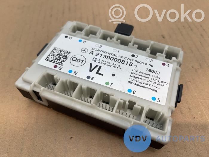 Mercedes-Benz E W213 Door central lock control unit/module 