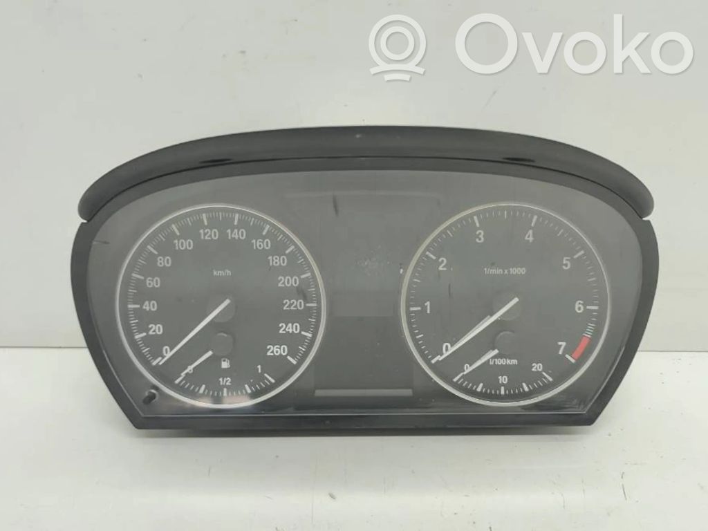 BMW 3 E90 E91 Speedometer (instrument cluster) 