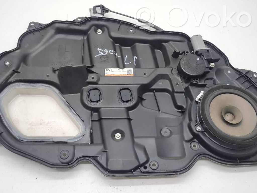 Mazda 2 Front door window regulator with motor 