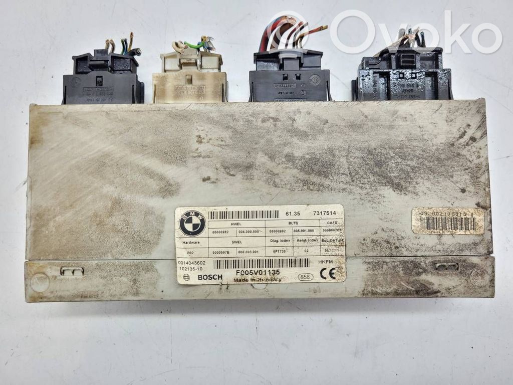 BMW 5 F10 F11 Sterownik / Moduł elektrycznej klapy tylnej / bagażnika 