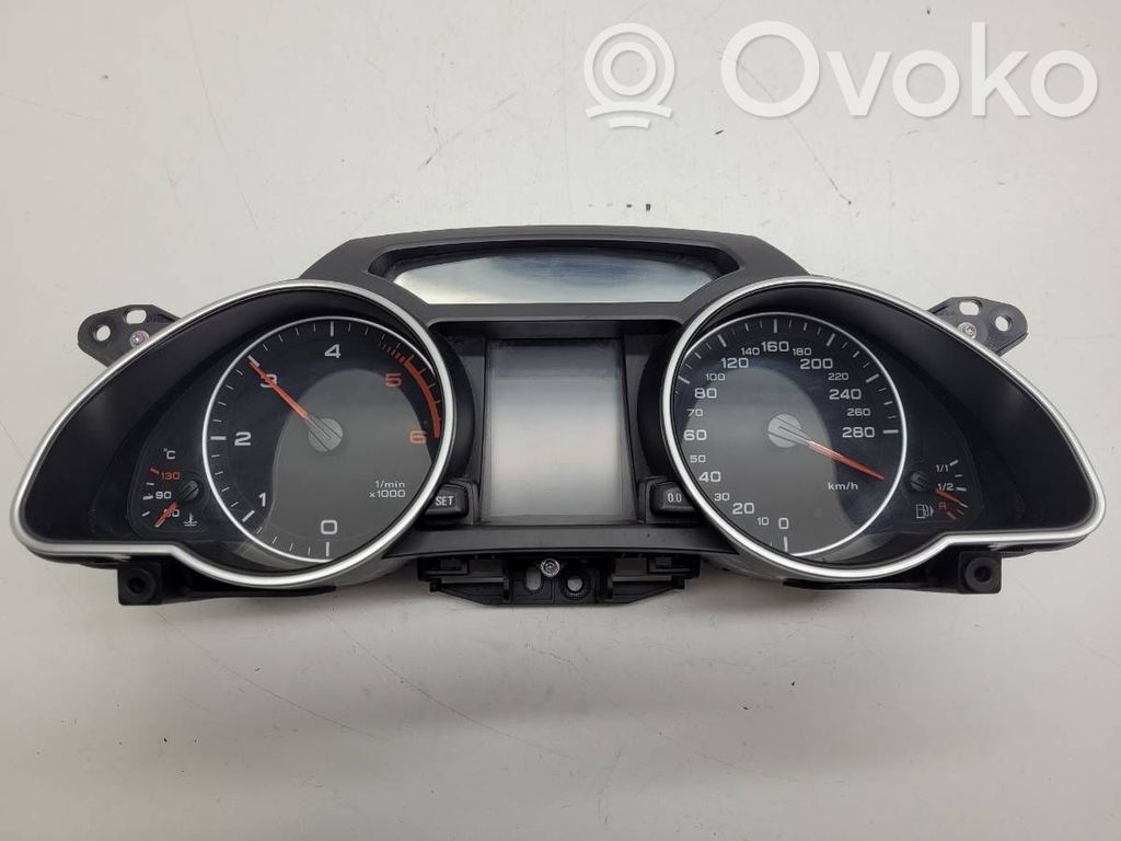 Audi A5 8T 8F Spidometras (prietaisų skydelis) 