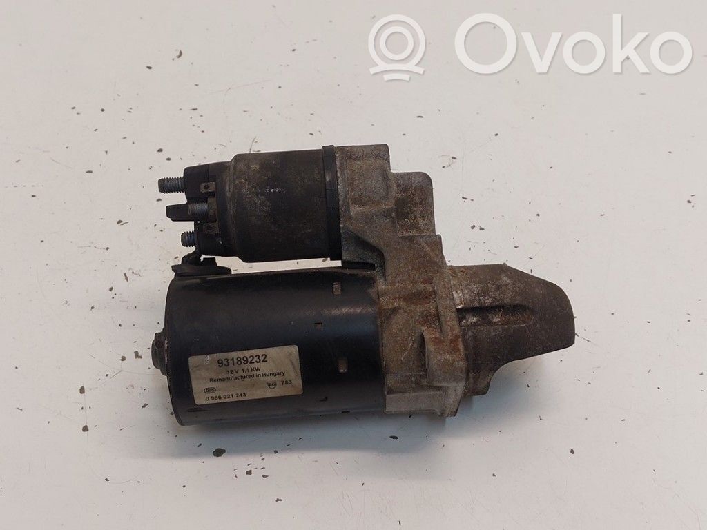 Opel Corsa C Starter motor 