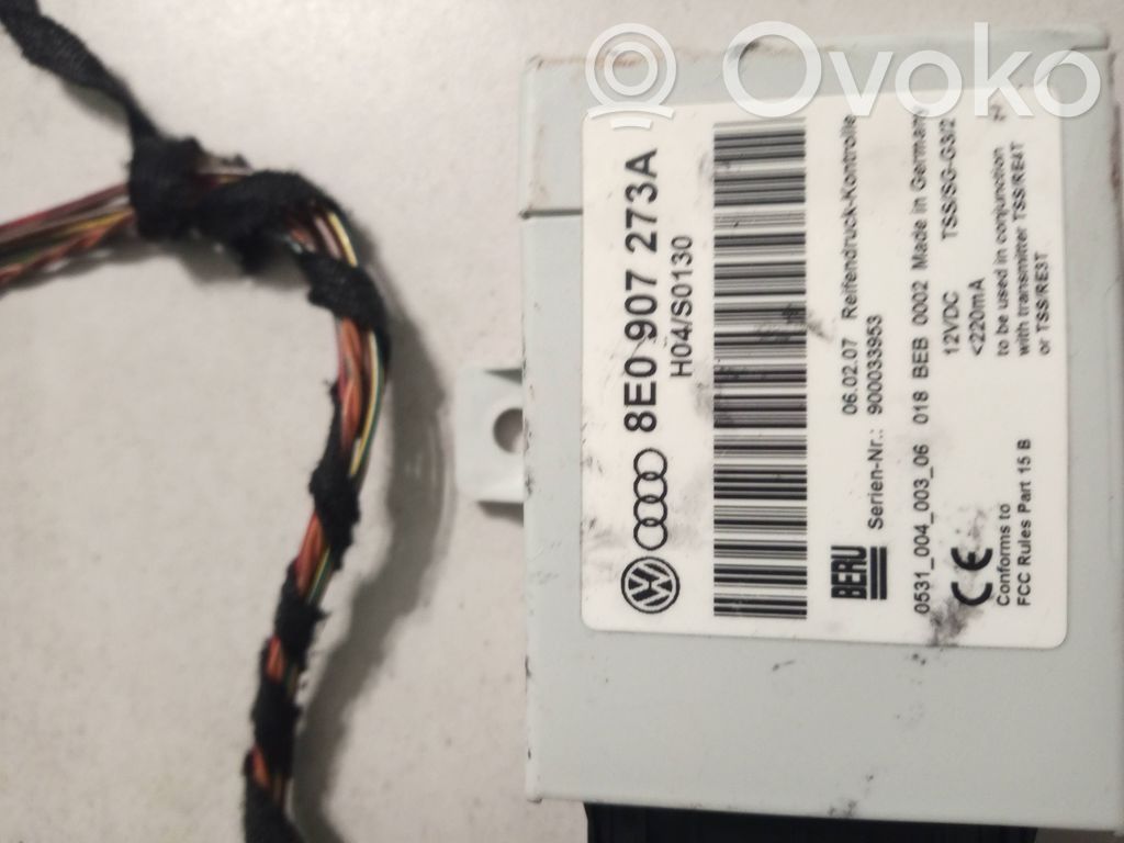 Audi A4 S4 B6 8E 8H Module de pression des pneus 