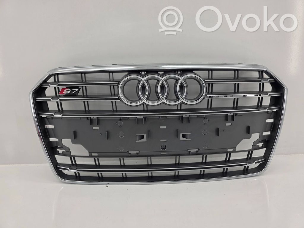Audi A7 S7 4G Rejilla superior del radiador del parachoques delantero 