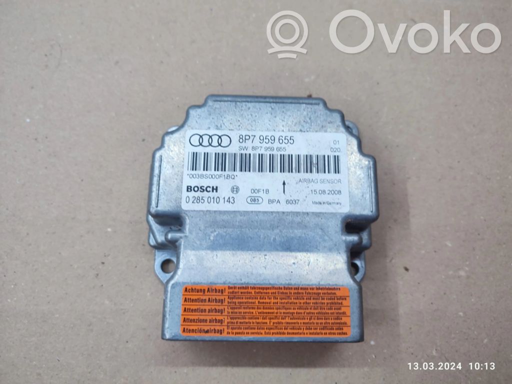 Audi A3 S3 8P Airbag control unit/module 