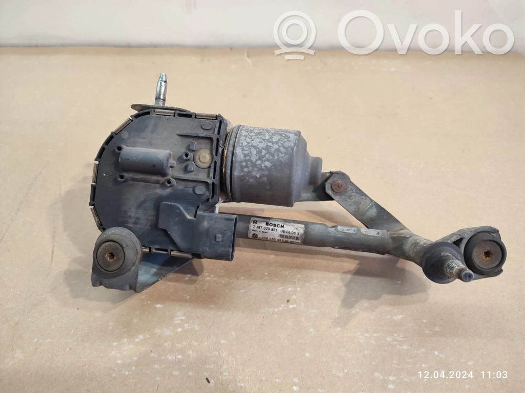 Mechanizm i silniczek wycieraczek szyby przedniej / czołowej   1T0955023G