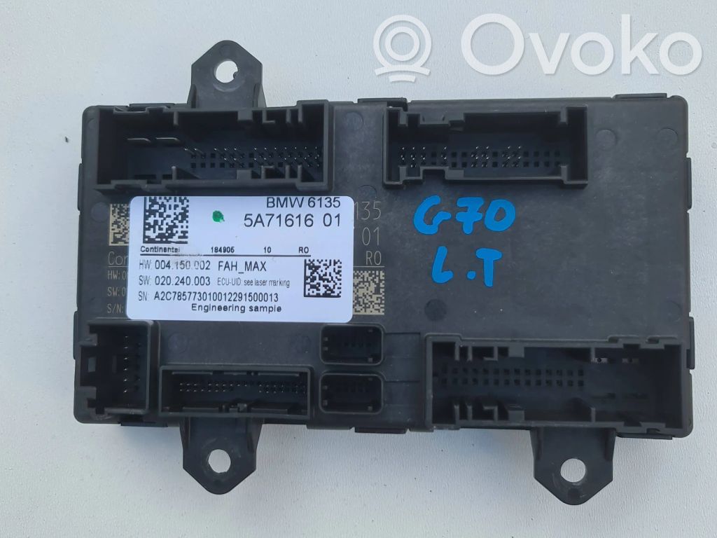 BMW 7 G70 Alte unități/module de control 