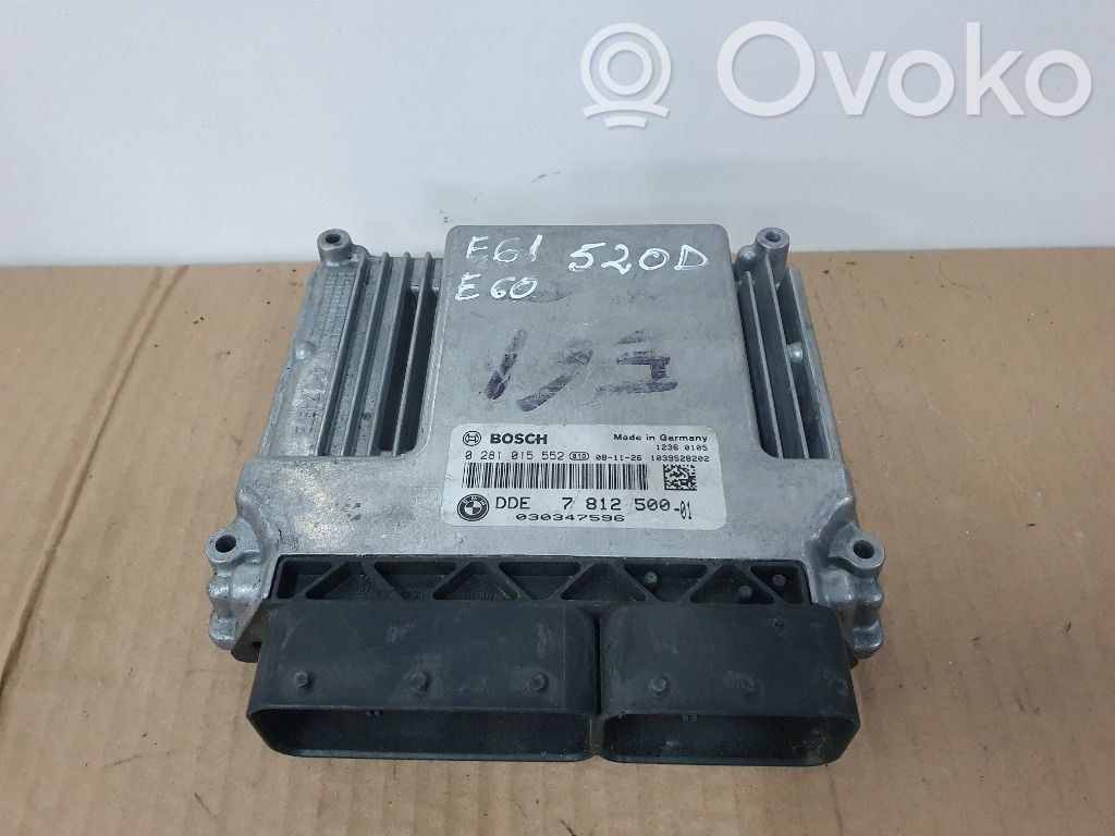 BMW 5 E60 E61 Engine control unit/module ECU 
