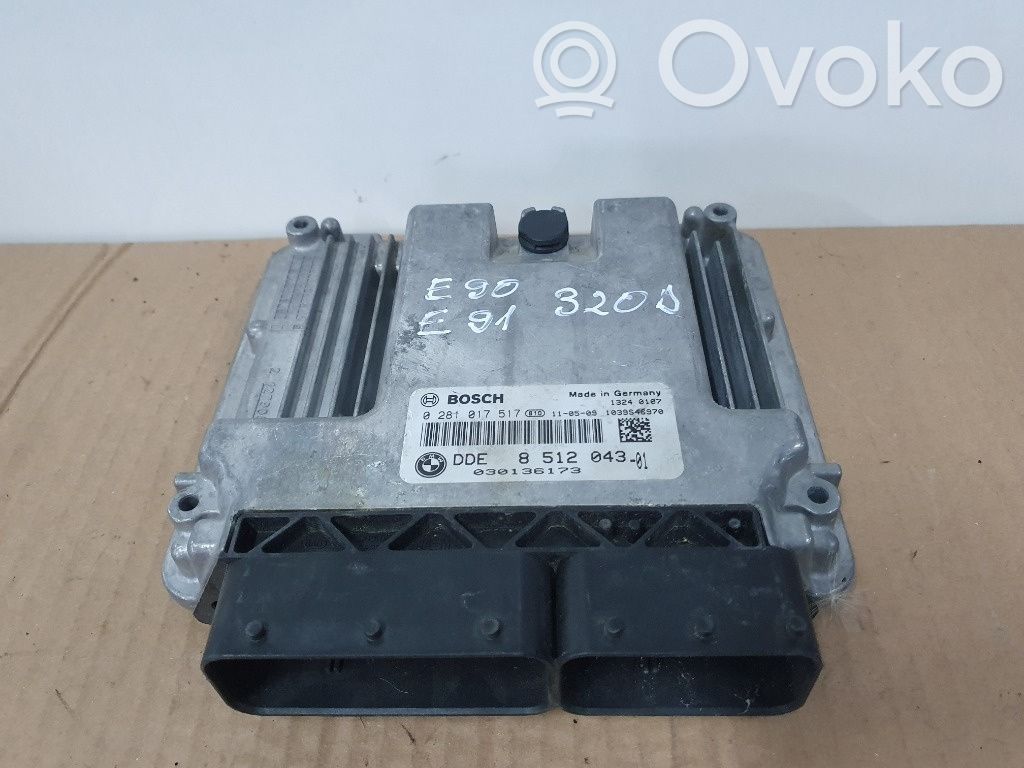 BMW 3 E90 E91 Galios (ECU) modulis 