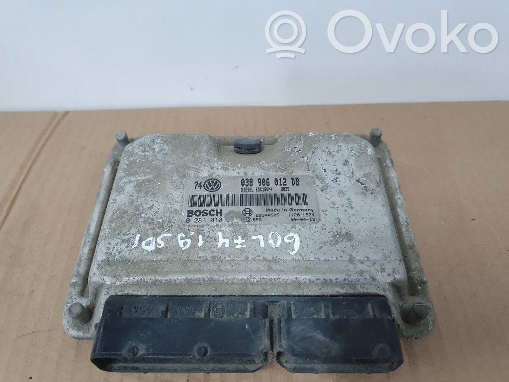 Engine control unit/module ECU   0281010373,038906012DB
