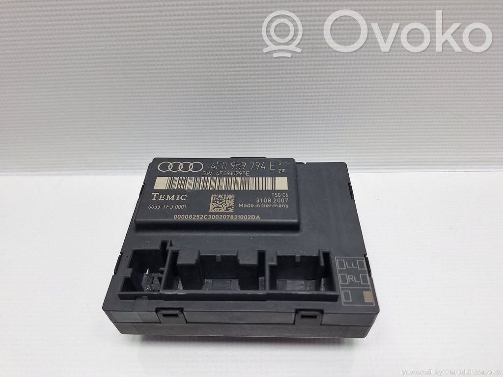 Audi A6 S6 C6 4F Autres unités de commande / modules 