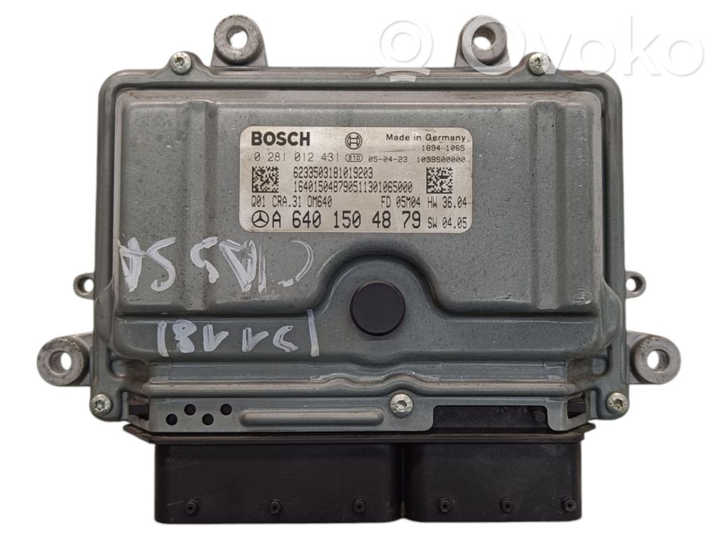 Engine control unit/module   A6401504879,0281012431